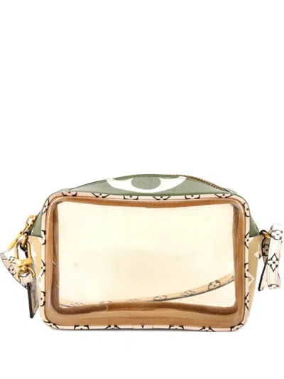 Pre-owned Louis Vuitton Beach Pouch Limited Edition Colored Monogram Giant Shoulder Bag In Green