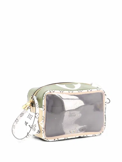 Pre-owned Louis Vuitton Beach Pouch Limited Edition Colored Monogram Giant Shoulder Bag In Green
