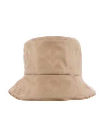 Pre-owned Louis Vuitton Beachview Bucket Hat In Neutral