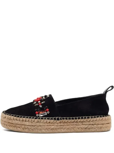 Pre-owned Louis Vuitton Bead-embellishment Espadrilles