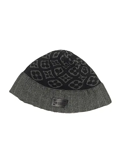 Pre-owned Louis Vuitton Beanie Hat In Gray