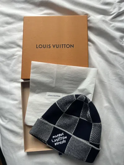 Pre-owned Louis Vuitton Beanie  Damier Heritage
