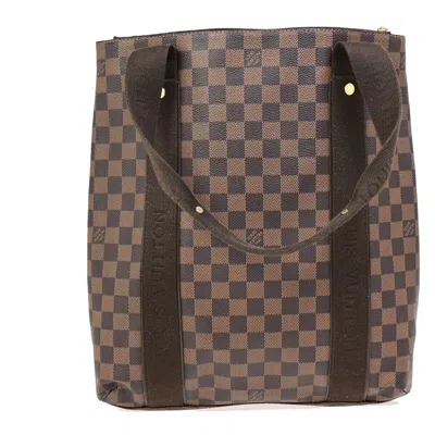 Pre-owned Louis Vuitton Beaubourg Canvas Tote Bag () In Brown