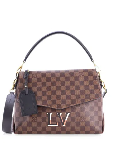 Pre-owned Louis Vuitton Beaubourg Handbag Damier Mm Shoulder Bag In Brown