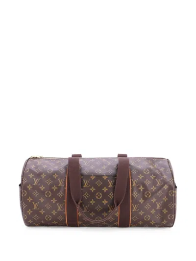 Pre-owned Louis Vuitton Beaubourg Sporty Duffle Bag Monogram Canvas Travel Bag In Brown