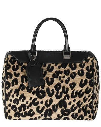 Pre-owned Louis Vuitton Beige, Black Leather, Velvet X Stephen Sprouse Speedy 30  (authentic Pre-loved)
