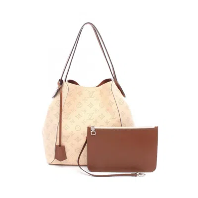 Pre-owned Louis Vuitton Beige Brown Mahina Leather Tote Bag ()