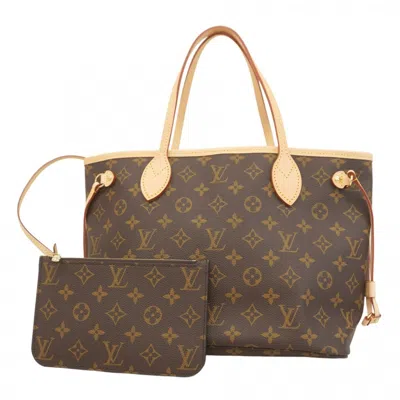 Pre-owned Louis Vuitton Beige Brown Tote Bag () In Multi