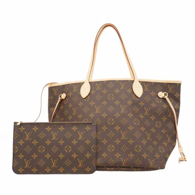 Pre-owned Louis Vuitton Beige Brown Tote Bag () In Multi