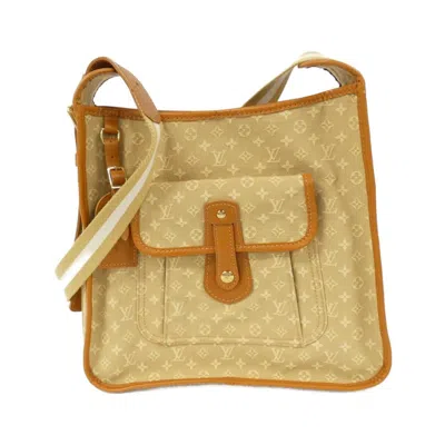 Pre-owned Louis Vuitton Beige Canvas Shoulder Bag ()