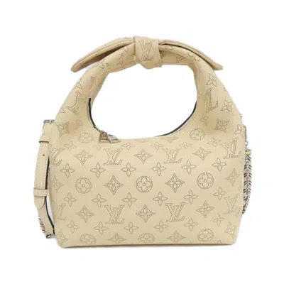 Pre-owned Louis Vuitton Beige Cream Leather Shoulder Bag ()