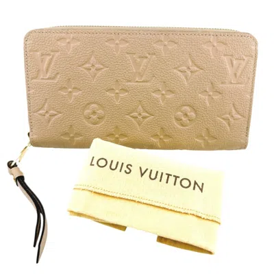 Pre-owned Louis Vuitton Beige Dune Monogram Empreinte Long Wallet (bi-fold) ()