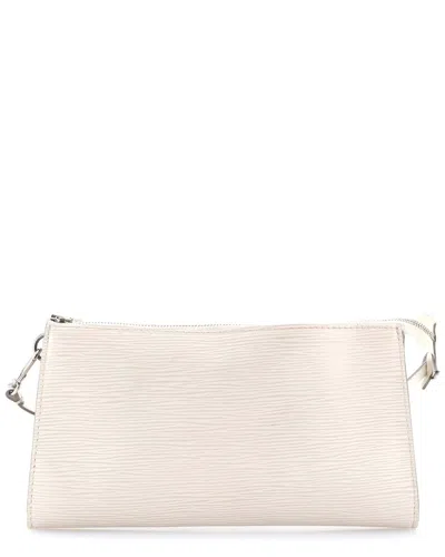 Pre-owned Louis Vuitton Beige Epi Leather Pochette Accessoires (authentic Pre-loved)
