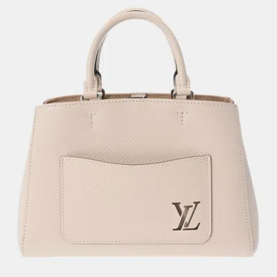 Pre-owned Louis Vuitton Beige Epi Marelle Tote Bb Satchel Bag