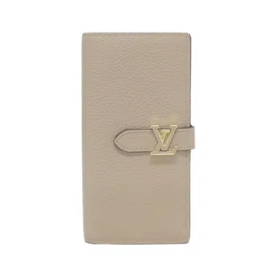 Pre-owned Louis Vuitton Beige Galle Leather Coin Purse/coin Case ()