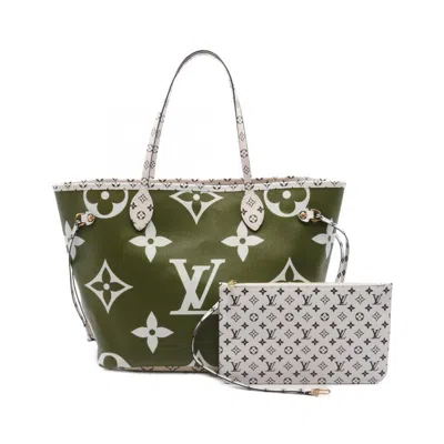 Pre-owned Louis Vuitton Beige Khaki Multi-color Monogram Tote Bag () In Beige, Khaki, Multi-color