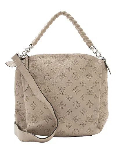 Pre-owned Louis Vuitton Beige Leather Babylone Chain Bb (authentic Pre-loved)