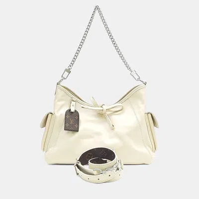 Pre-owned Louis Vuitton Beige Leather Cargo Vibe Pm In Sand