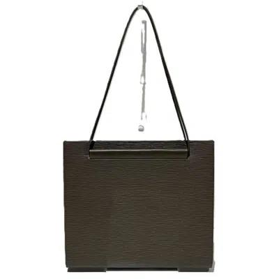 Pre-owned Louis Vuitton Beige Leather Handbag Shoulder Bag ()