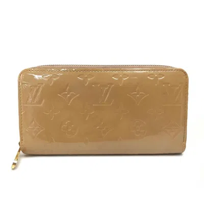 Pre-owned Louis Vuitton Beige Leather Long Wallet (bi-fold) ()