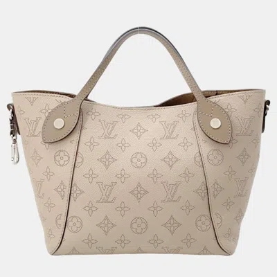 Pre-owned Louis Vuitton Beige Leather Mahina Hina Shoulder Bag