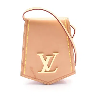 Pre-owned Louis Vuitton Beige Leather Shoulder Bag ()