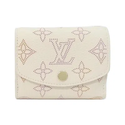 Pre-owned Louis Vuitton Beige Leather Wallet (tri-fold) () In Sand
