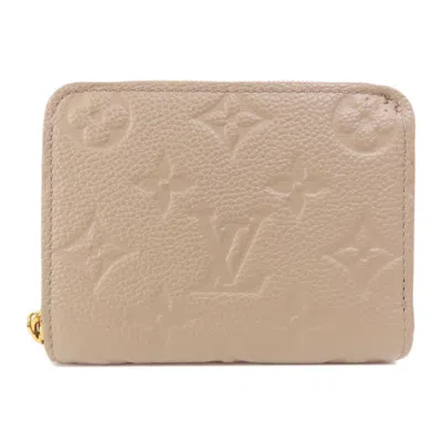 Pre-owned Louis Vuitton Beige Monogram Empreinte Coin Purse/coin Case ()