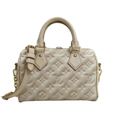 Pre-owned Louis Vuitton Beige Monogram Empreinte Shoulder Bag () In Sand