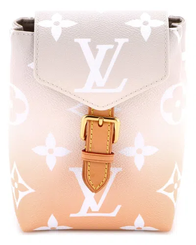 Pre-owned Louis Vuitton Beige Monogram Giant Tiny Backpack By The Pool (authentic Pre-  Loved)