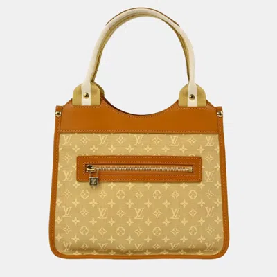 Pre-owned Louis Vuitton Beige Monogram Mini Sac Catherine Handbag