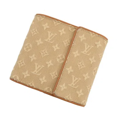 Pre-owned Louis Vuitton Beige Monogram Monogram Mini Wallet (tri-fold) ()
