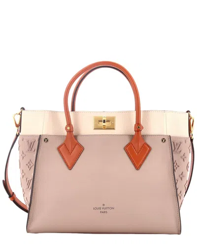 Louis Vuitton Beige Monogram Tuffetage Leather On My Side Mm (authentic Pre-  Loved)