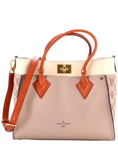 Louis Vuitton Beige Monogram Tuffetage Leather On My Side Mm (authentic Pre-  Loved)