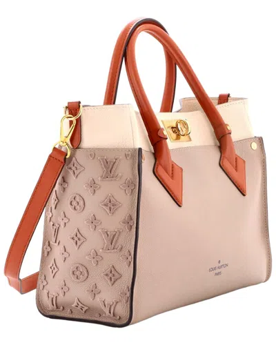 Louis Vuitton Beige Monogram Tuffetage On My Side Mm