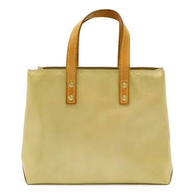 Pre-owned Louis Vuitton Beige Monogram Vernis Handbag Tote Bag () In Sand