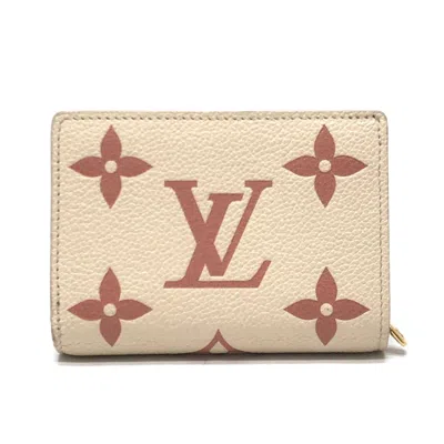 Pre-owned Louis Vuitton Beige Other Wallet (bi-fold) ()