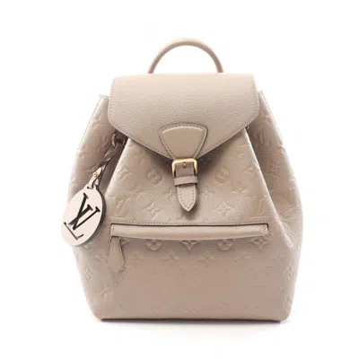 Pre-owned Louis Vuitton Beige Tourterelle Monogram Empreinte Backpack ()