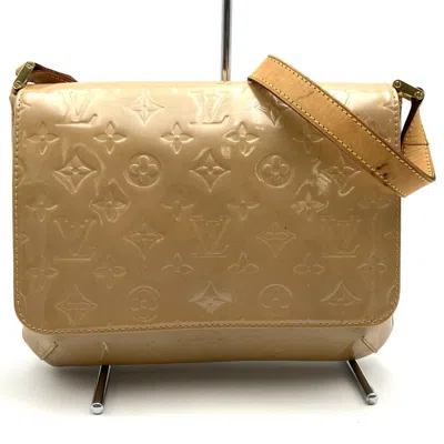 Pre-owned Louis Vuitton Beige Vernis Shoulder Bag ()