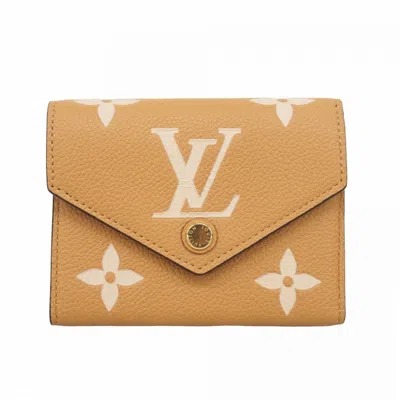 Pre-owned Louis Vuitton Beige Wallet (tri-fold) ()
