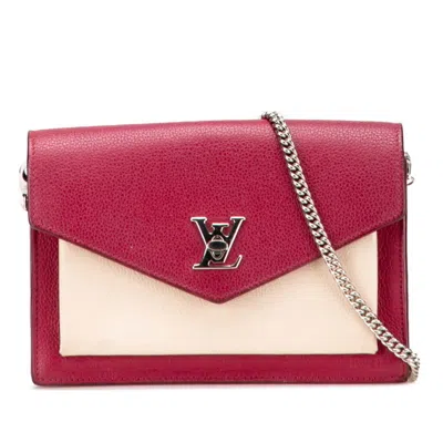 Pre-owned Louis Vuitton Beige Wine Leather Pochette Shoulder Bag ()