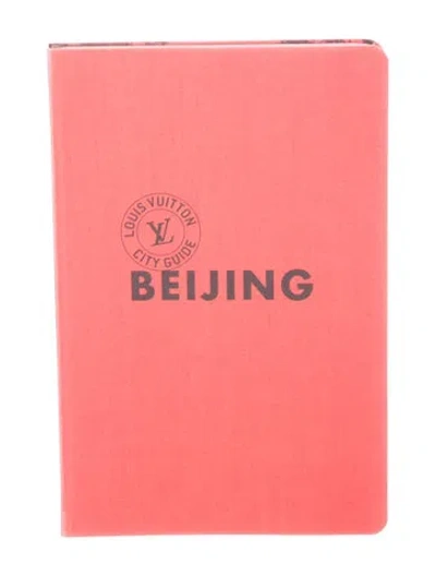 Pre-owned Louis Vuitton Beijing City Guide In Red