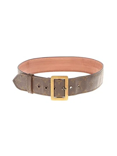 Pre-owned Louis Vuitton Belt In Brown