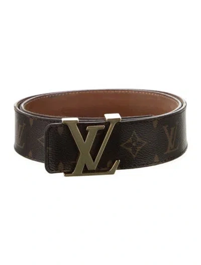 Pre-owned Louis Vuitton Belt In Brown