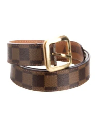 Pre-owned Louis Vuitton Belt In Brown