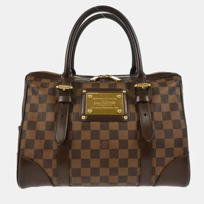 Pre-owned Louis Vuitton Berkeley Damier Ebene Canvas Handbag