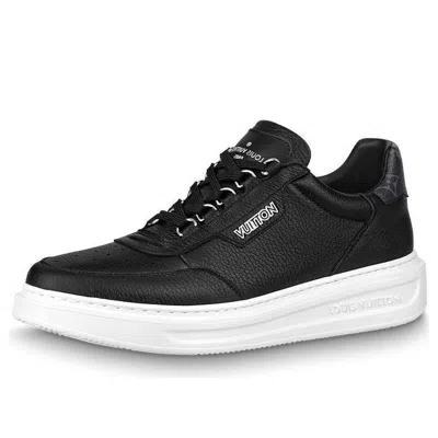 Pre-owned Louis Vuitton Beverly Hills Sneakers 'black With White Logo'