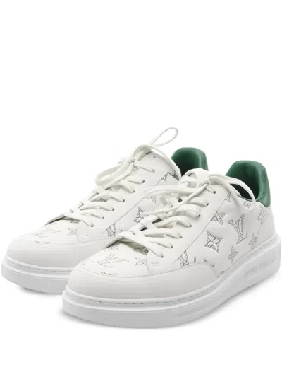 Pre-owned Louis Vuitton Beverly Hills Sneakers In White