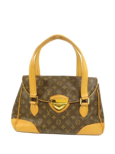 Pre-owned Louis Vuitton Beverly Monogram Tote Bag In Brown