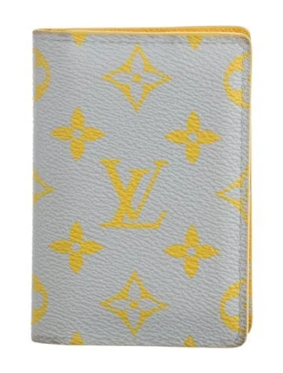 Pre-owned Louis Vuitton Bifold Wallet In Blue